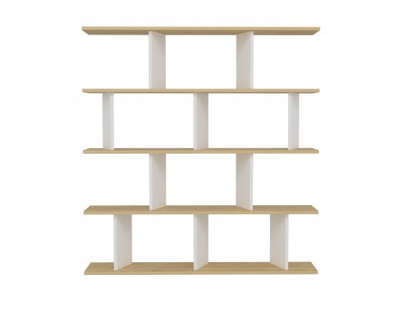HANAH HOME Polica za knjige Jorin Oak White