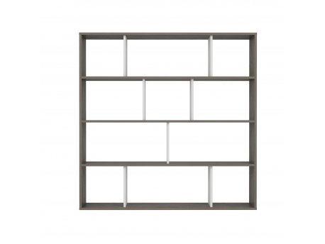HANAH HOME Polica za knjige Hodbi Wenge White