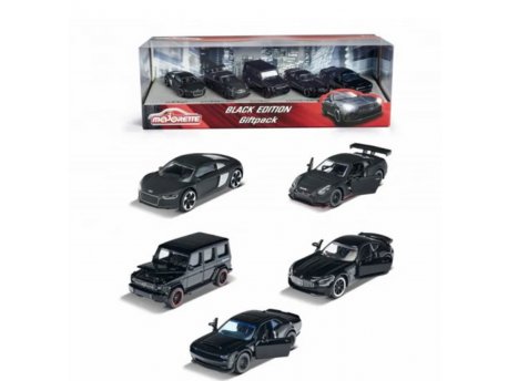 MAJORETTE BLACK EDITION 5 VOZILA GIFTPACK