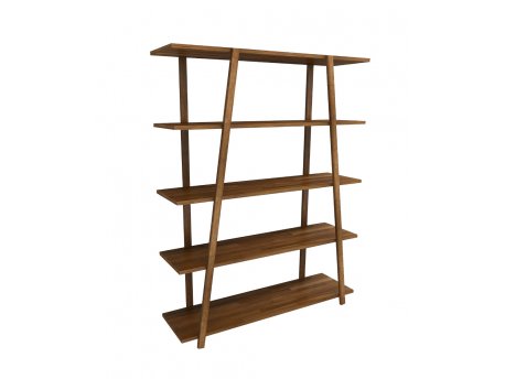 HANAH HOME Polica za knjige Soft Walnut