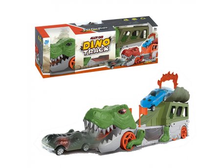 MXGCL Dino staza sa autom zelena 37001