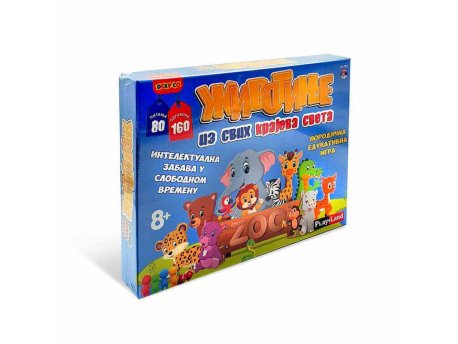 PLAY LAND Životinje iz svih krajeva sveta društvena igra