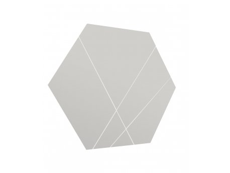 HANAH HOME Ogledalo Saga White