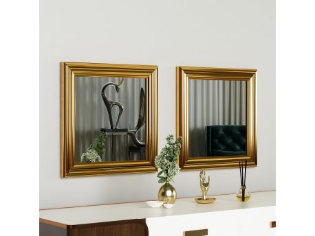 HANAH HOME Ogledalo Bale Gold