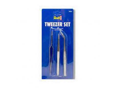 REVELL Maketa Revell tweezer set (1x straight/curved/self-close)