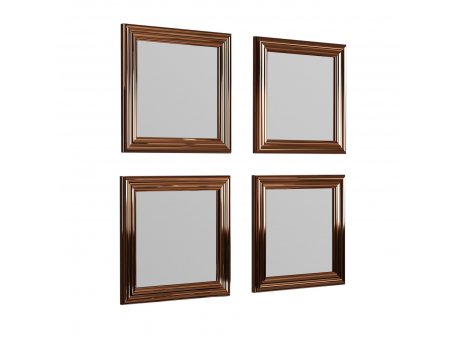 HANAH HOME Ogledalo Loza Bronze