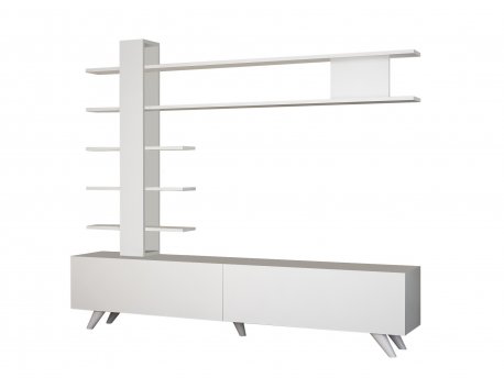 HANAH HOME TV polica Aleyna White (745DCD3014)