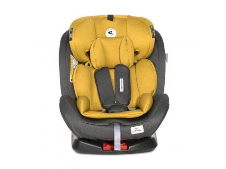 LORELLI BERTONI AUTO SEDIŠTE LYNX ISOFIX 0-36KG - BLACK & LEMON CURRY (2023)