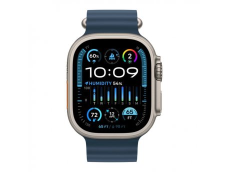 APPLE Watch Ultra 2 GPS+Cellular 49mm Titanium Case/Blue Ocean Band (mreg3se/a)