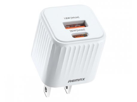 REMAX Strujni Fast punjač 20W, RP-U2, beli