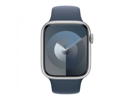 APPLE Watch S9 GPS 45mm Silver Case/Storm Blue Sport Band S/ M (mr9d3se/a)