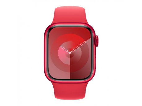 APPLE Watch S9 GPS 41mm RED Alu Case w RED Sport Band - S/M (mrxg3se/a)