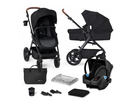 KINDERKRAFT Kolica 3u1 A-TOUR (MINK) black (KSATOU00BLK3000)