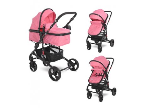 LORELLI BERTONI Kolica za bebe Alba Classic - Candy Pink (2022) (10021482189)
