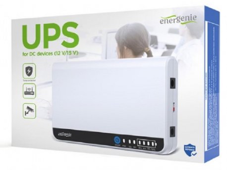 GEMBIRD EG-UPS-DC18 Gembird UPS za DC uredjaje, 12 ili 15 V, 18W, do 70min