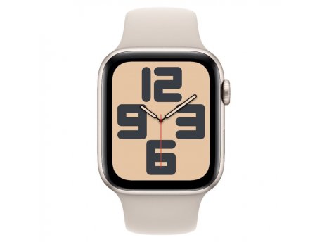 APPLE Watch SE2 v2 GPS 44mm Starlight Alu Case w Starlight Sport Band - S/M (mre43se/a)