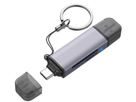 NETAC Čitač kartica Netac WK13 USB-A 3.2/USB-C 3.2 NT09WK13-30GR