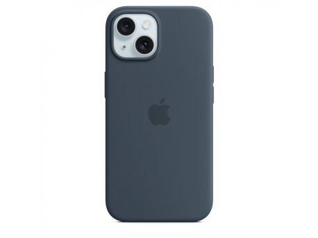 APPLE IPhone 15 Silicone Case w MagSafe - Storm Blue(mt0n3zm/a)
