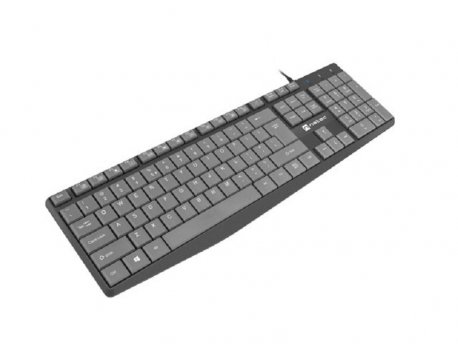 NATEC NAUTILUS, Slim Multimedia tastatura, US raspored, USB, crno-siva (NKL-1507)