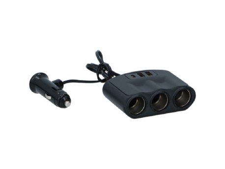 All Ride Produžni adapter za upaljač sa 3 rupe 3.4A (91720)