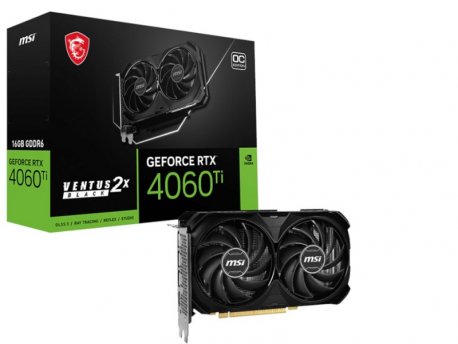 MSI NVidia GeForce RTX 4060 Ti VENTUS 2X BLACK 16G OC