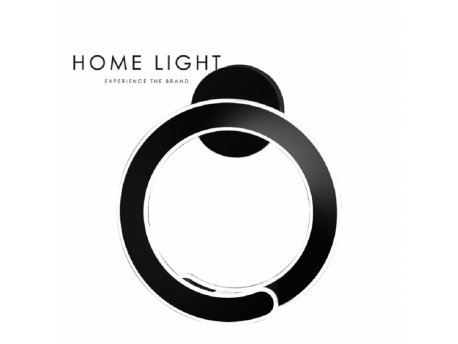 LUNA 260 ZIDNA LAMPA 24W 3000K CRNA