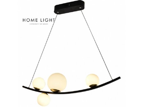 LUNA 251 VISILICA 4*E14 CRNA/ZLATO