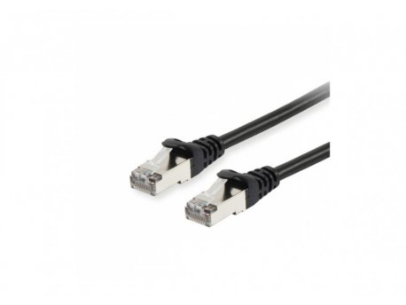 LINKOM Patch Cord cat.6A SFTP 1m crni