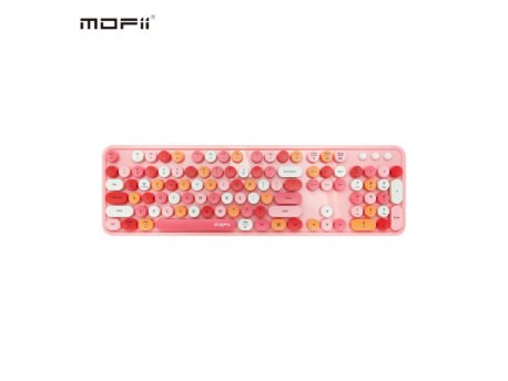 MOFII WL Sweet dm retro set tastatura i miš u PINK boji