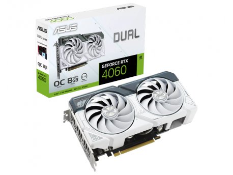 ASUS NVidia GeForce RTX 4060 8GB 128bit DUAL-RTX4060-O8G-WHITE