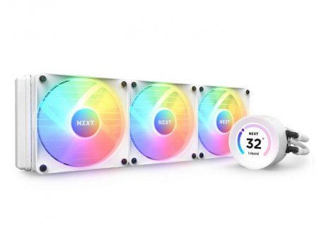NZXT Kraken Elite 360 RGB vodeno hlađenje belo RL-KR36E-W1