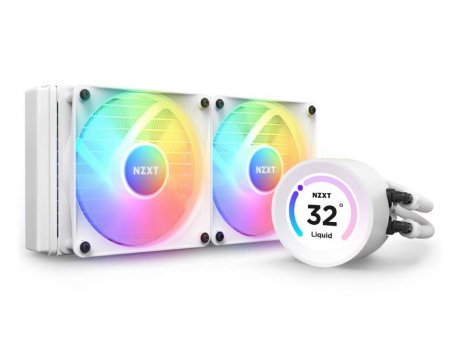 NZXT Kraken Elite 240 RGB vodeno hlađenje belo RL-KR24E-W1