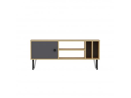 HANAH HOME TV polica Arven Oak Anthracite 1 (935CMN2301)