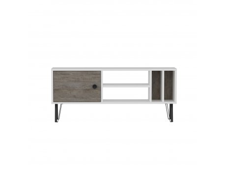 HANAH HOME TV polica Arven White Dark Grey 11 (935CMN2305)