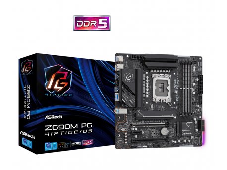 ASROCK Z690M PG Riptide D5 (90-MXBIL0-A0UAYZ) matična ploča