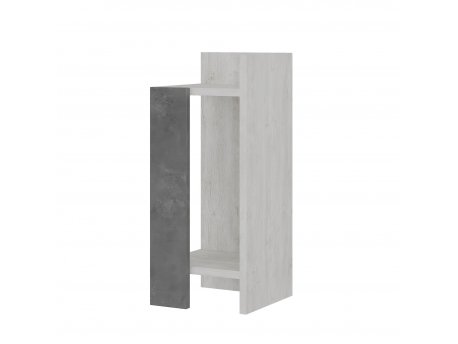 HANAH HOME Pomoćni stočić Elos White Grey