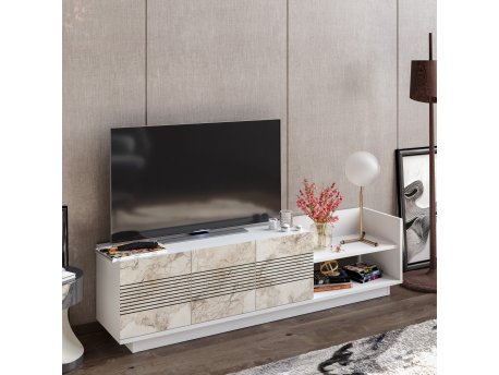 HANAH HOME TV polica Viano White (788DEC4047)