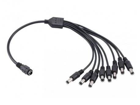 CERBERUS Konektor DC(M) 12V razdelnik 1-8