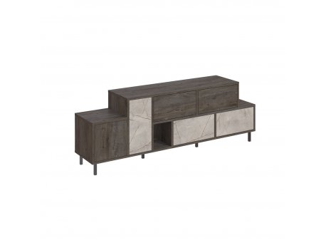 HANAH HOME TV polica Hermes Dark Brown Lagina (855DTE3149)