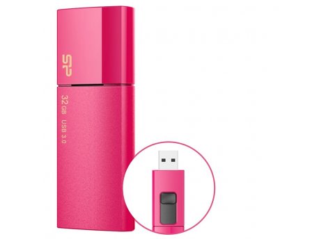 SILICON POWER 32GB Blaze B05 (SP032GBUF3B05V1H) USB flash memorija pink