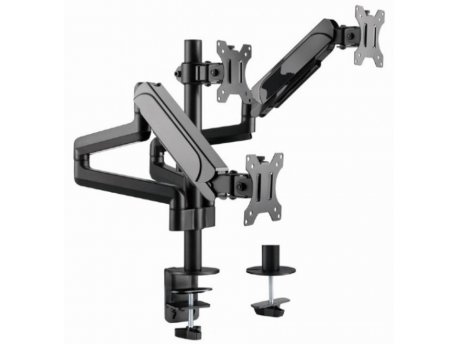 GEMBIRD MA-DA3-01 Podesivi stoni drzac za monitor sa tri ruke, tilt, 17-27 max.7kg