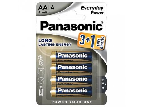 PANASONIC LR6EPS/4BP AA 4kom 3+1F Alkalne baterije