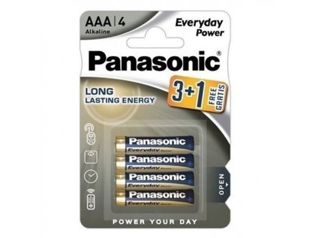 PANASONIC LR03EPS/4BP AAA 4kom 3+1F Alkaline baterije
