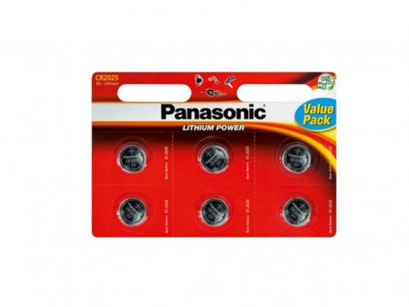 PANASONIC CR-2025 L/6bp Litijum baterije