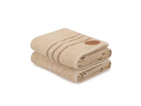 L`ESSENTIEL MAISON Ručni peškir 411 Caramel Brown Pink
