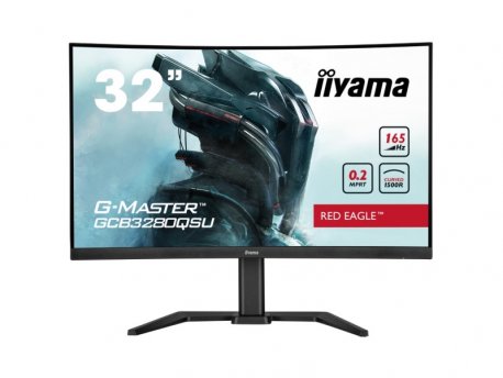 IIYAMA Monitor 32'' ETE VA-panel Curved Gaming 1500R, G-Master Red Eagle (GCB3280QSU-B1)