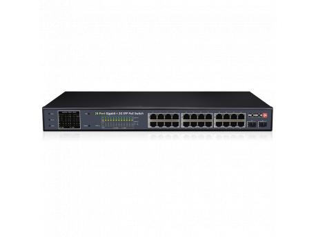PROVISION POES-24370GCL+2SFP 24-portni Giga PoE Switch 370W+2 SFP