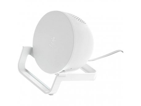 BELKIN SOUNDFORM Charge (AUF001VFWH) beli bežični punjač sa bluetooth zvučnikom