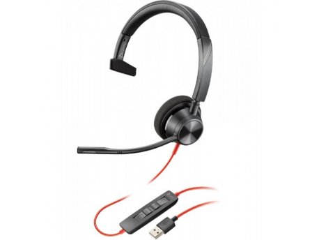 Poly Blackwire slušalice sa mikrofonom BW3310-M mono crne