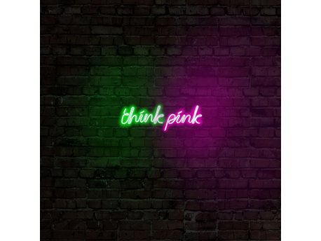 WALLXPERT Dekorativna rasveta Think Pink Green